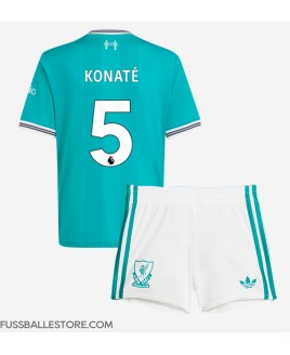 Günstige Liverpool Ibrahima Konate #5 3rd trikot Kinder 2025-26 Kurzarm (+ Kurze Hosen)